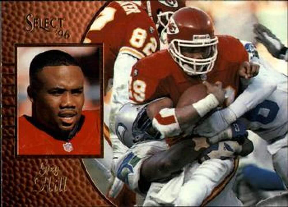 Amazon.com: 1996 Select Football #89 Greg Hill Kansas City Chiefs